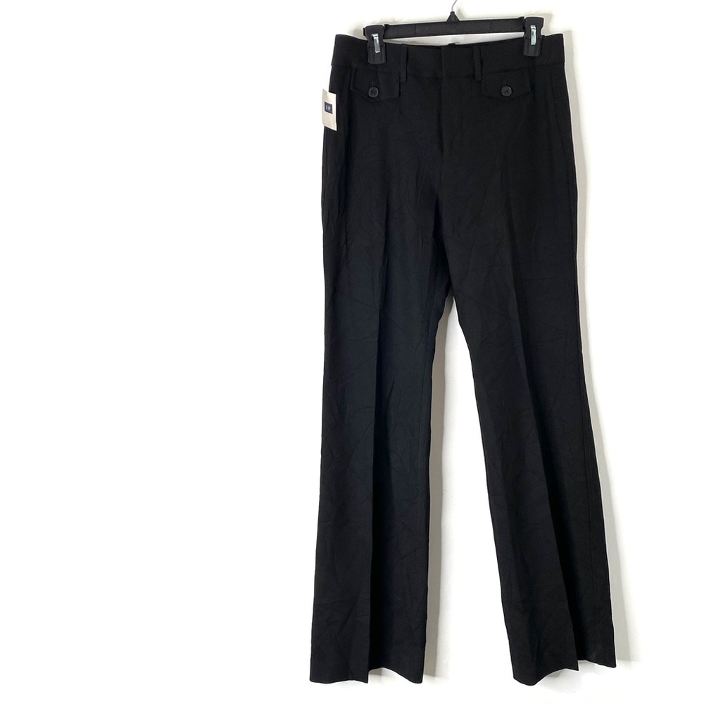 GAP High Rise Baby Boot Trouser True Black NWT Career Pants Tailored Workwear